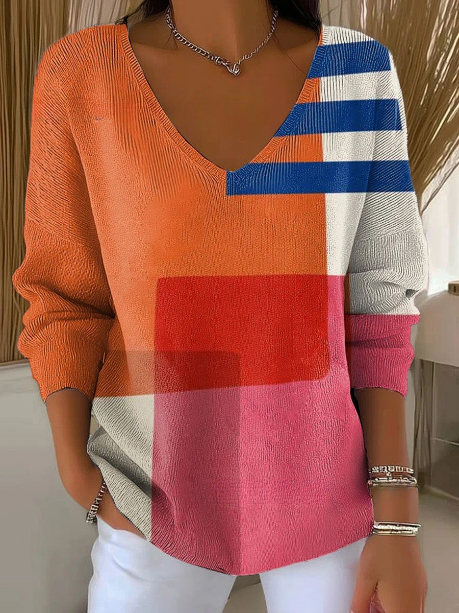 Benedetta – Maglione in Maglia con Scollo a V 3