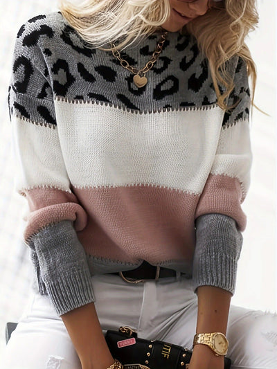 Lela | Maglione con Stampa Leopardo