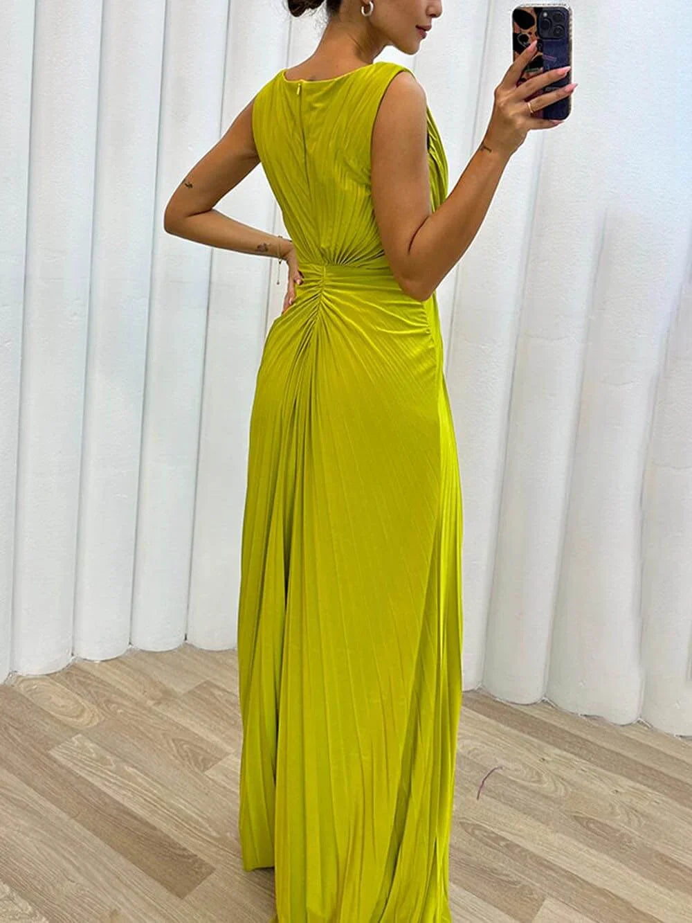 Serena | Abito da Sera Maxi Plissettato