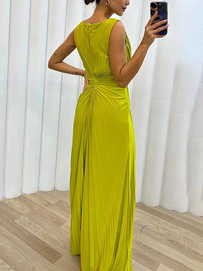 Serena | Abito da Sera Maxi Plissettato