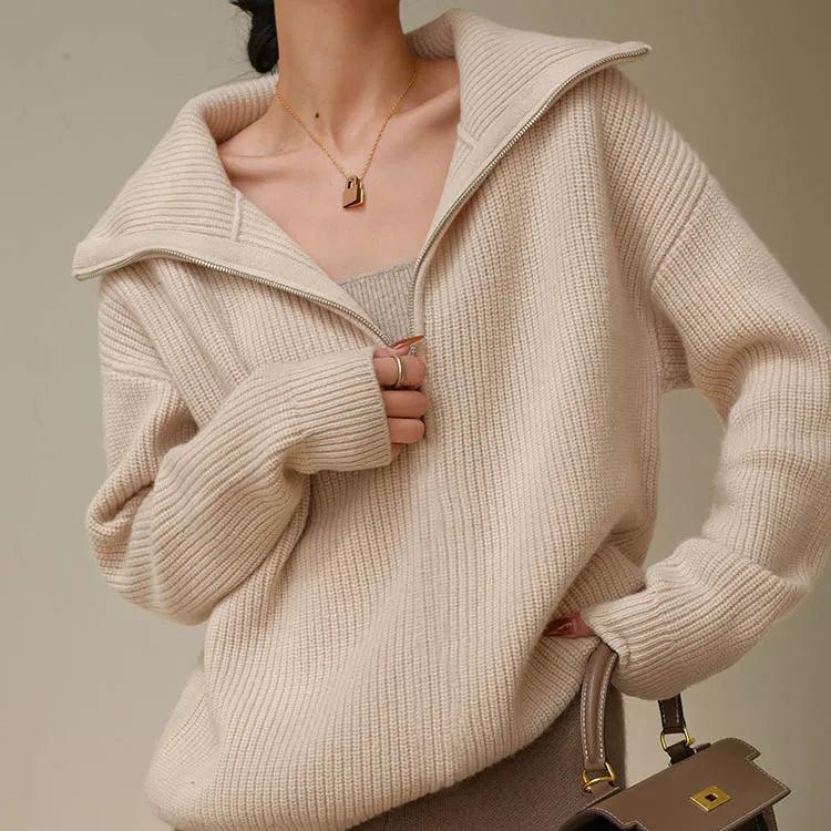 Ava | Maglione con Zip