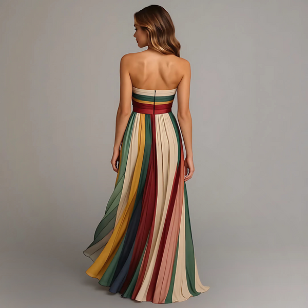Fiorella™ | Vestito senza maniche colorato