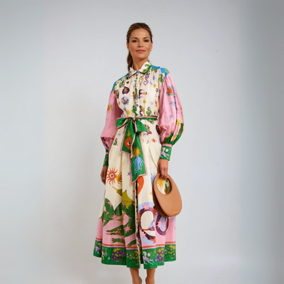 Dorthe™ | Elegante Maxi Dress Italiano