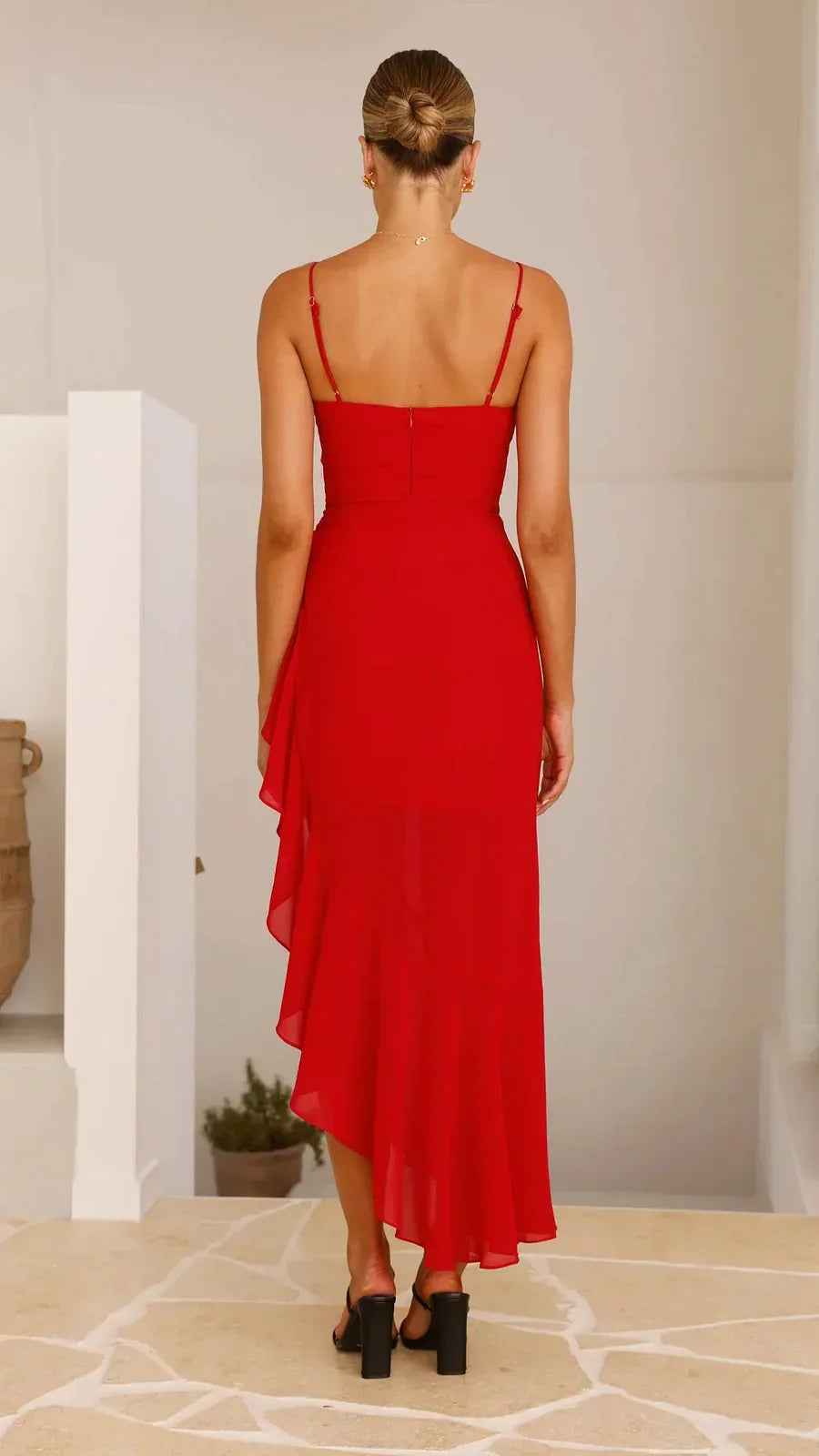 Rocío® | Abito con Scollo Halter e Spacco