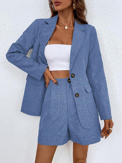 Dior - Completo in Lino a 2 Pezzi per Donna con Pantaloni Corti