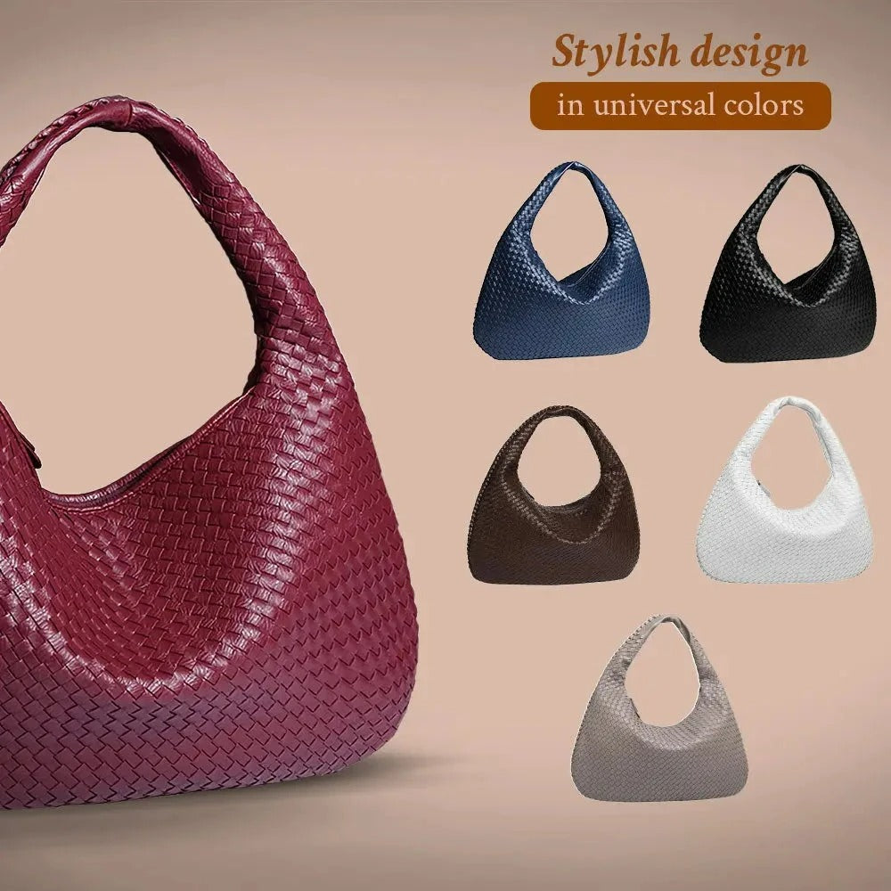 Tessa - Elegante Borsa Tote in Pelle PU Intrecciata