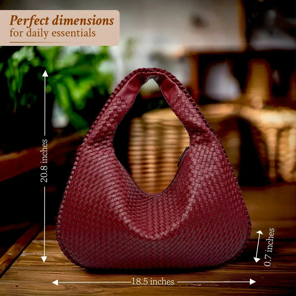 Tessa - Elegante Borsa Tote in Pelle PU Intrecciata