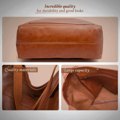 Hannah - Borsa a Spalla Chic Retro di Grande Capacità