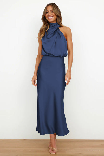 Sophia® | Abito Maxi in Satin Carlina