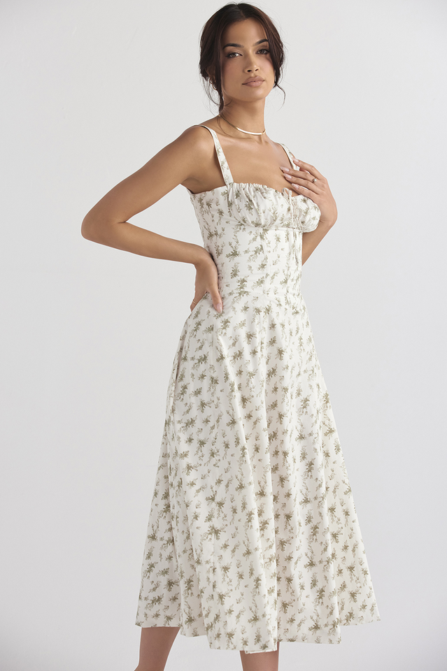 Zane® | Vestito corsetto floreale SHANA Rosa