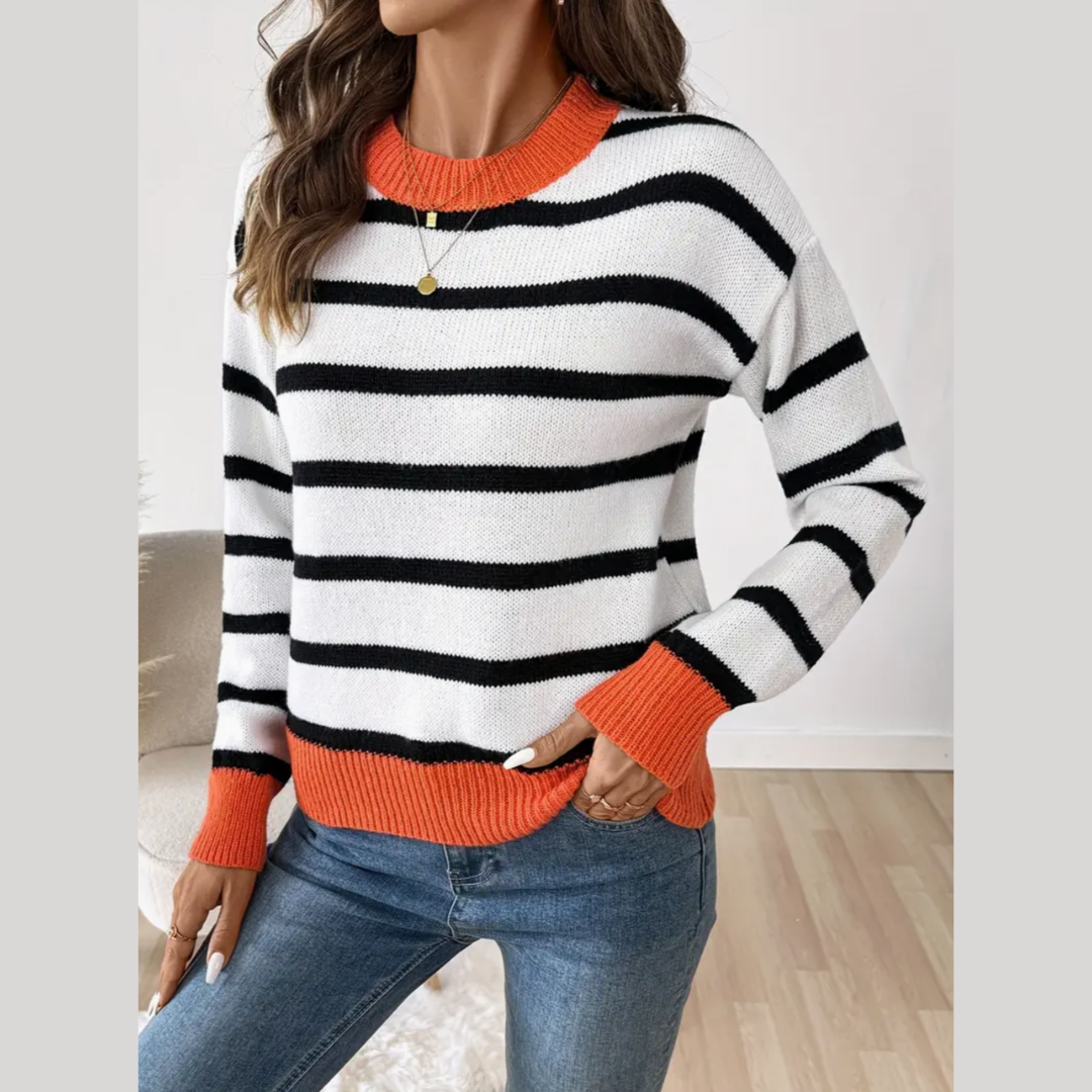 Elena | Maglione Elegante con Collo a Giro