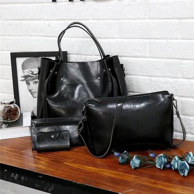 Sutton - Set di borse retro elegante in 4 pezzi