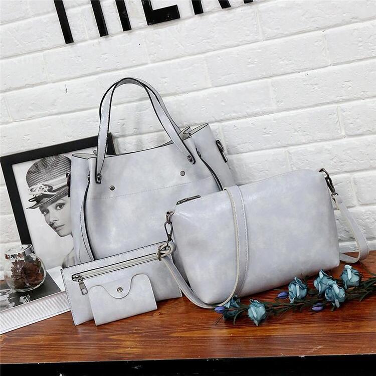 Sutton - Set di borse retro elegante in 4 pezzi