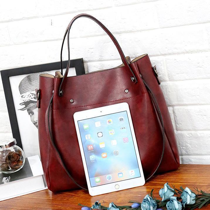 Sutton - Set di borse retro elegante in 4 pezzi