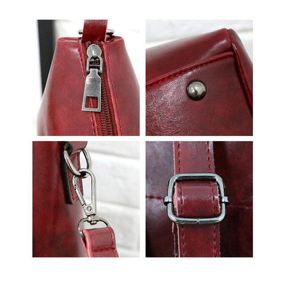 Sutton - Set di borse retro elegante in 4 pezzi
