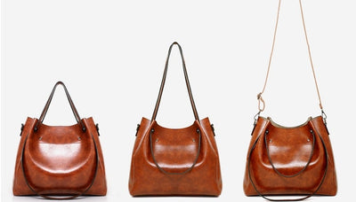 Sutton - Set di borse retro elegante in 4 pezzi