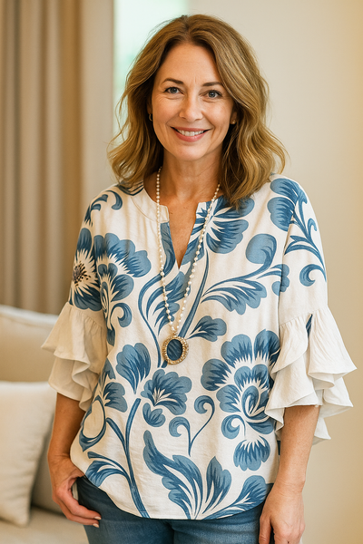 Blusa Radiant da Festa - Vestibilità Relaxed