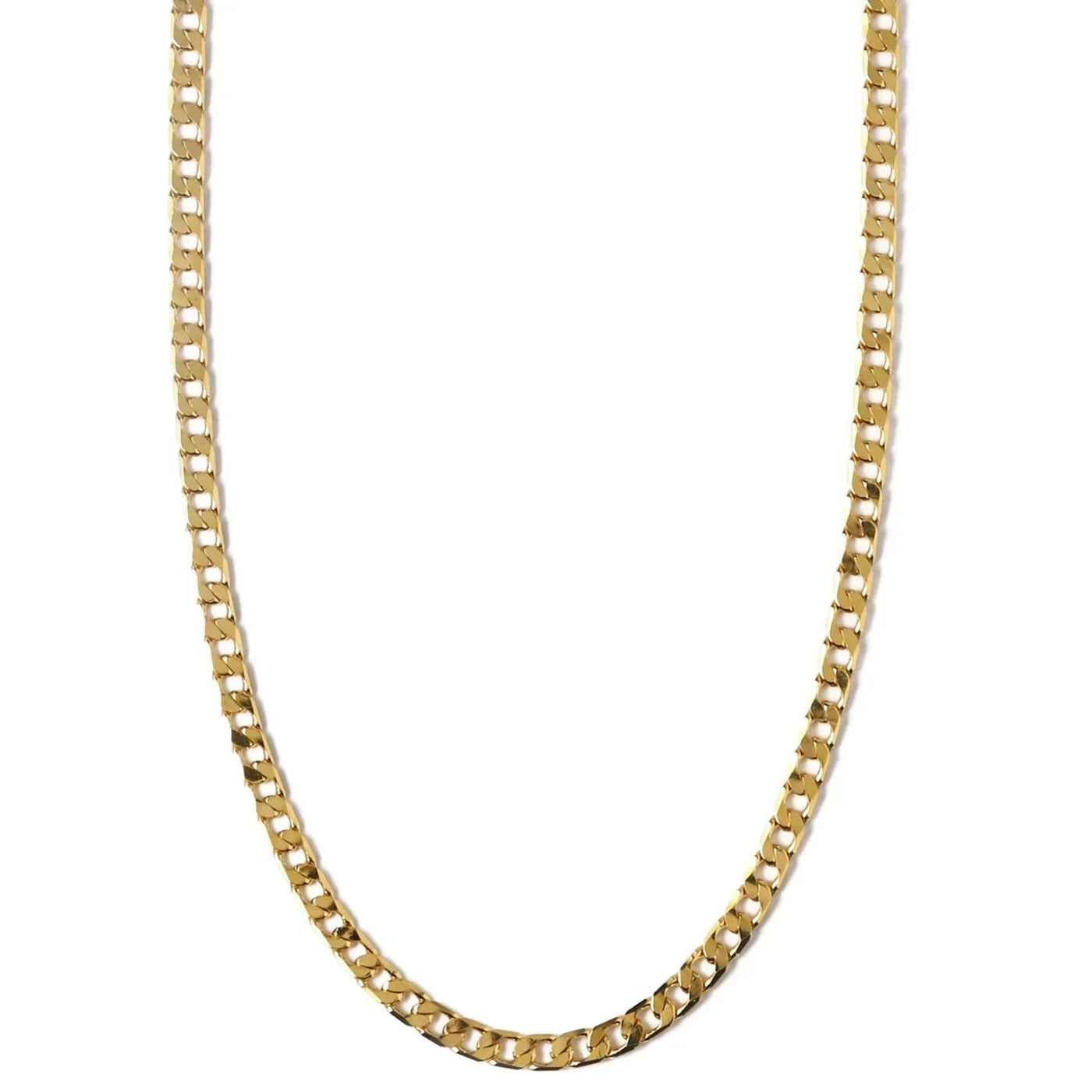 Collana con catena a maglie piatte | Oro