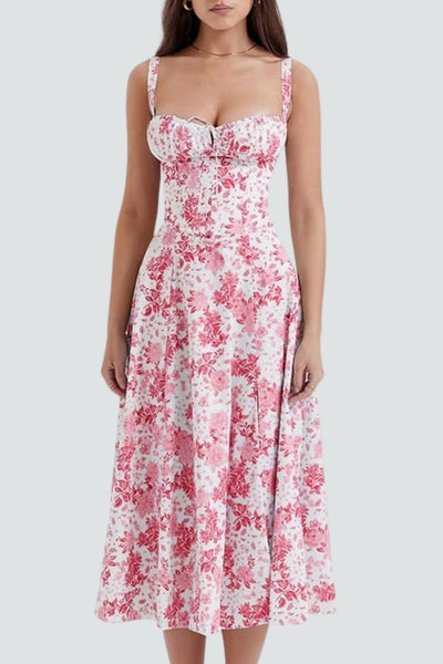 Zane® | Vestito corsetto floreale SHANA Rosa