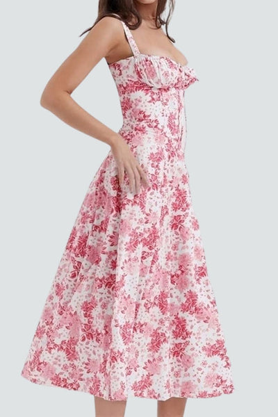 Zane® | Vestito corsetto floreale SHANA Rosa