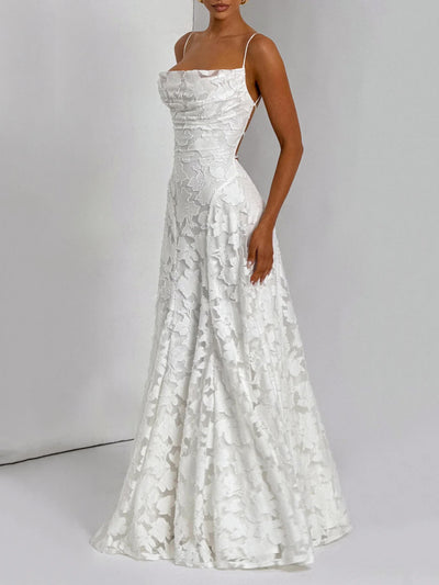 Irene® | Abito Maxi Jacquard