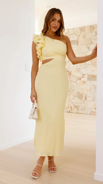 Blaire | Abito Maxi con Spallina Unica e Cutout
