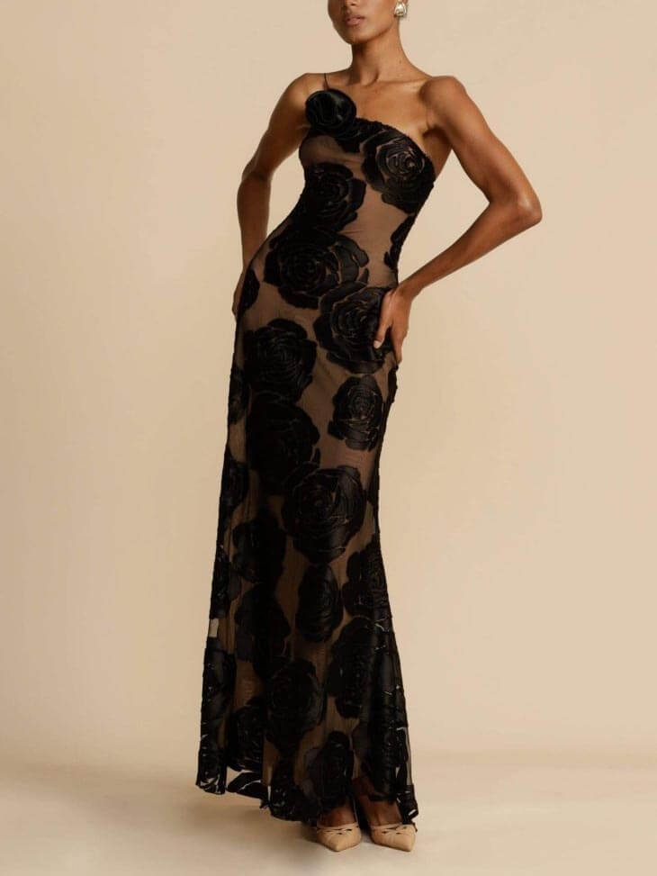 Luna - Abito Maxi Floreale