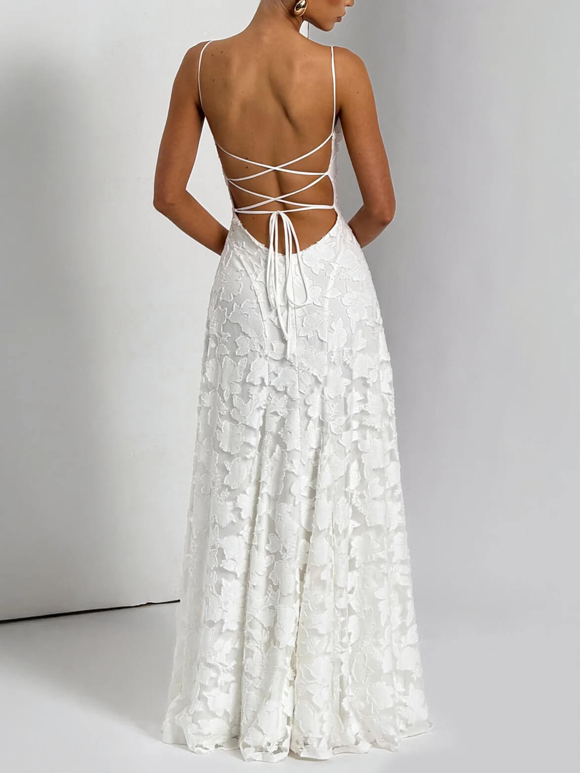 Irene® | Abito Maxi Jacquard