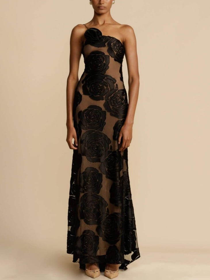 Luna - Abito Maxi Floreale