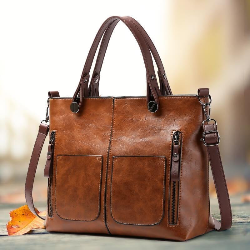 Winslet - Iconica Borsa a Tracolla in PU Pelle Retro