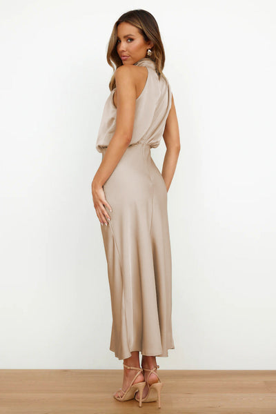 Sophia® | Abito Maxi in Satin Carlina