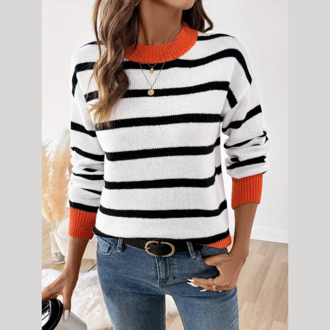 Elena | Maglione Elegante con Collo a Giro