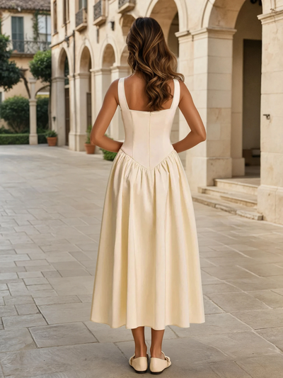 Laura® | Abito Midi Slim Fit con Spalline