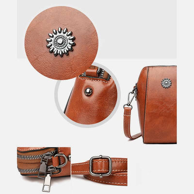 Vienna - Mini Borsa a Mano Compatta di Colore Solido