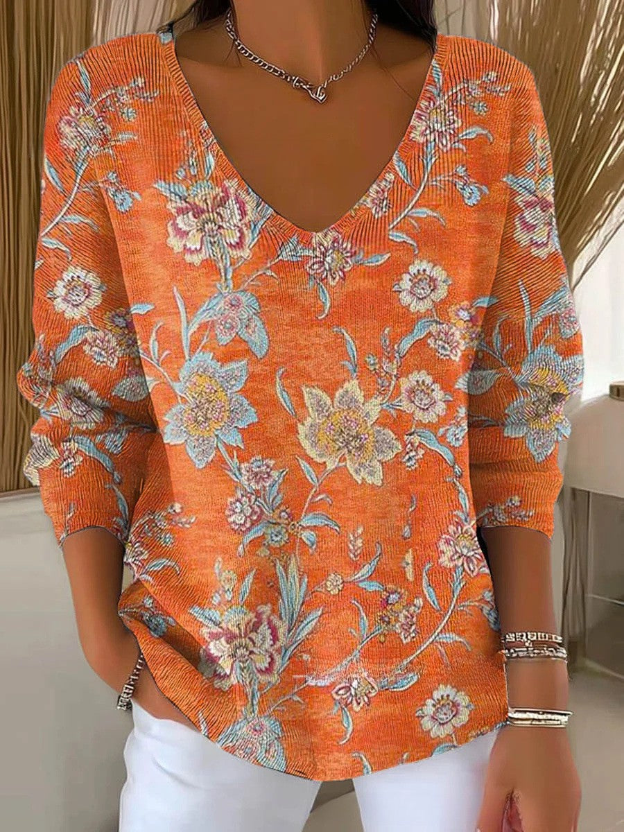 Benedetta – Maglione in Maglia con Scollo a V 2