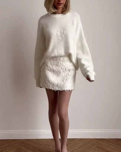 Anna™ | Maglione Ricamato con Fiori