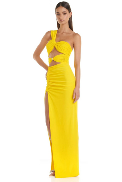 Lennox | Abito Maxi a Spalla Unica