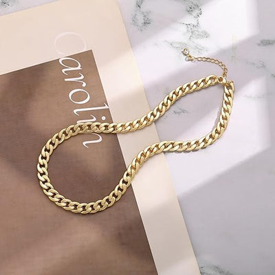 Collana con maglie cubane grosse | Oro