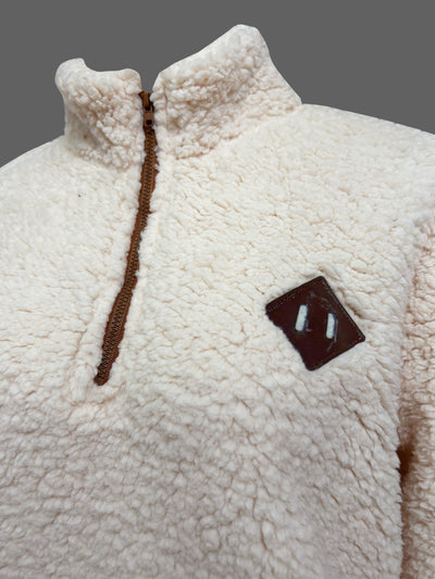 Lily | Pullover con Zip a Quarto Patch