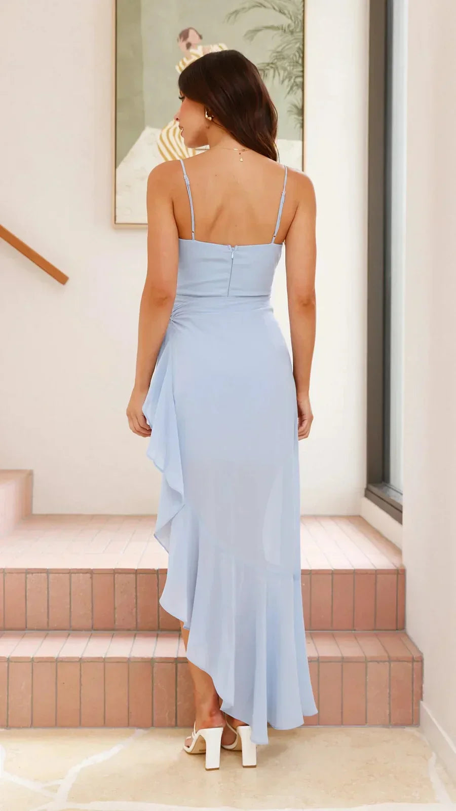 Renata® | Abito con Spacco e Collo Halter