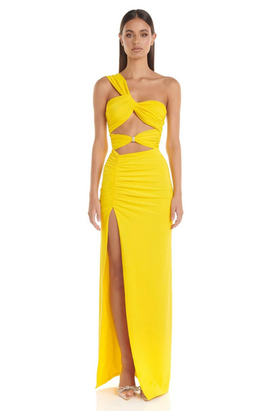Lennox | Abito Maxi a Spalla Unica