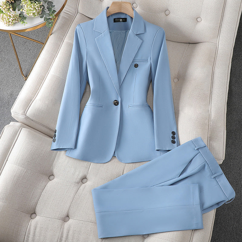 Palmer - Elegante Completo Giacca a Un Bottone e Pantaloni per Donna