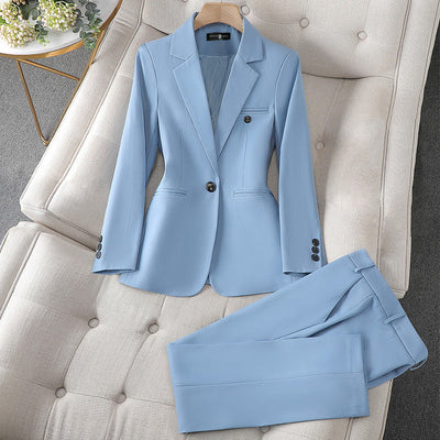 Palmer - Elegante Completo Giacca a Un Bottone e Pantaloni per Donna