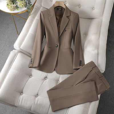 Palmer - Elegante Completo Giacca a Un Bottone e Pantaloni per Donna