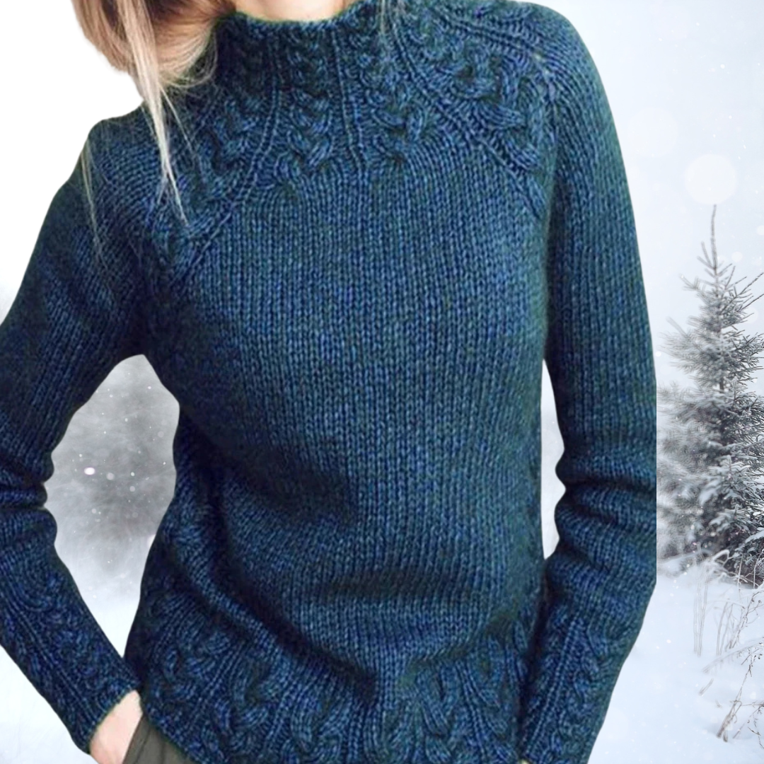 Marijke | Maglione Elegante con Collo Alto