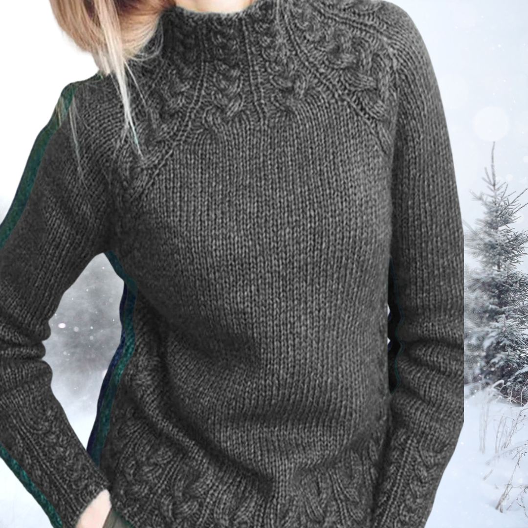 Marijke | Maglione Elegante con Collo Alto