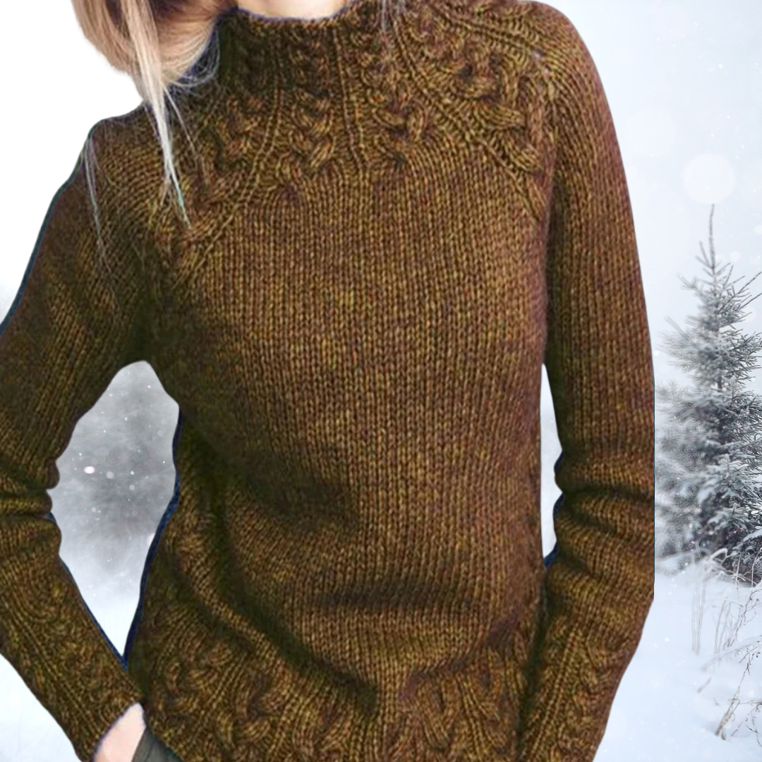 Marijke | Maglione Elegante con Collo Alto