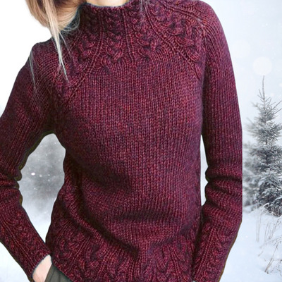 Marijke | Maglione Elegante con Collo Alto