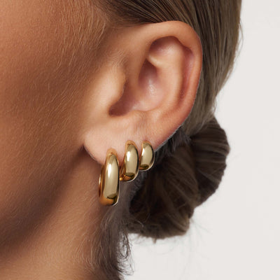 Orecchini a cerchio Rue Statement | Oro