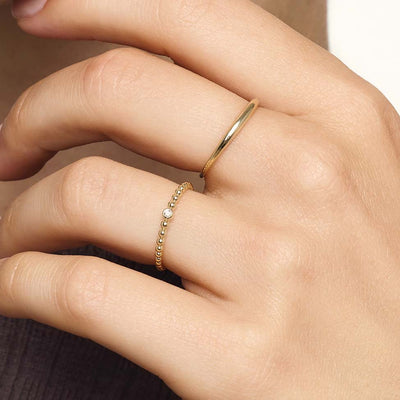 Anello Slim Dome | Oro